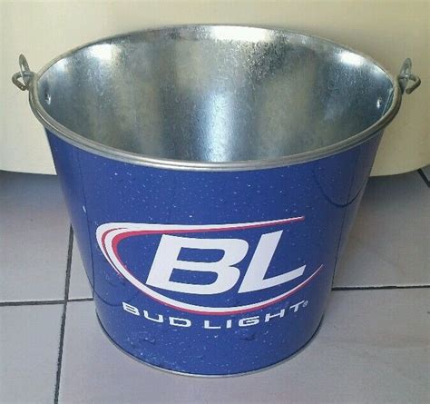 Bud Light Ice Bucket 23cm Diameter Party Drink Budweiser Beer Bottle