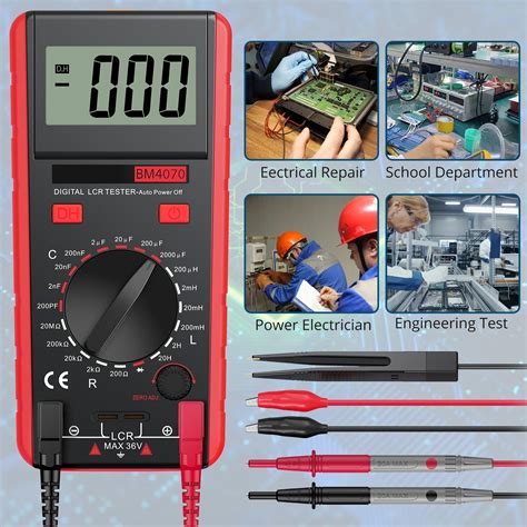 PROSTER LCR Meter capacità induttanza resistenza autoscarica LCD