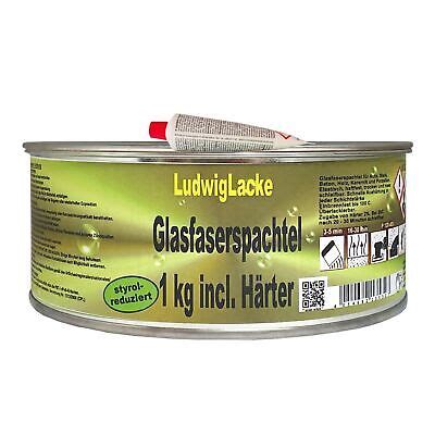 Glasfaserspachtel 1kg Härter Faserspachtel Spachtel styrolreduziert