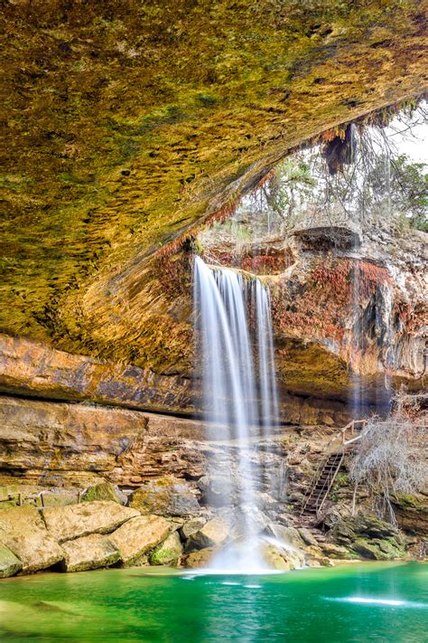 Hamilton Pool Waterfall - T. Kahler Photography