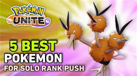 Top Best Pokemon For Solo Rank Push In Pokemon Unite Best Pokemon