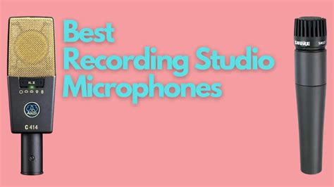 The 13 Best Recording Studio Microphones (2024)