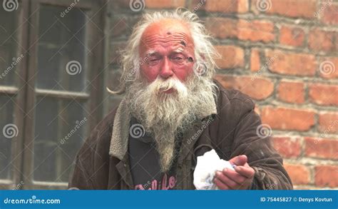 Homeless Man With Beard