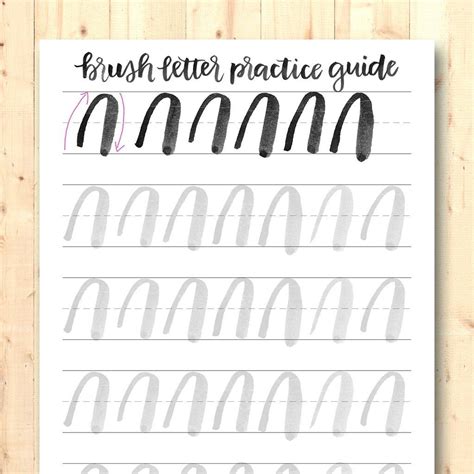 Comprehensive Brush Letter Practice Guide Lettering Practice Hand