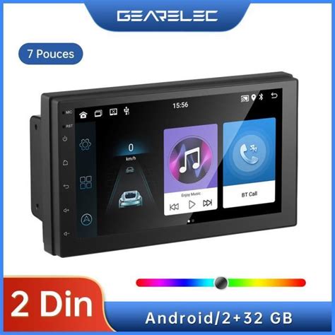 Gearelec Autoradio Pouces Android St R O Voiture D Ips Cran