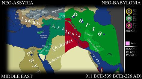 The Neo Assyrian And Neo Babylonian Empires 911 539 BCE 226 AD