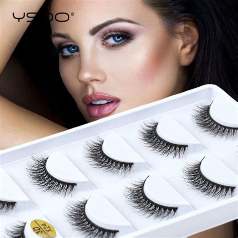 YSDO Natural Long 5 Pairs False Eyelashes 3D Handmade Eyelash Shopee