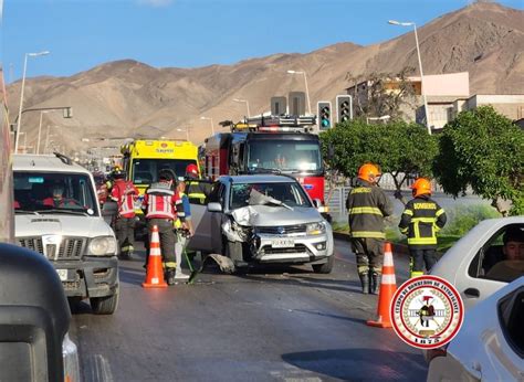 Accidente De Tr Nsito Colisi N Por Alcance Dej Como Resultado Una