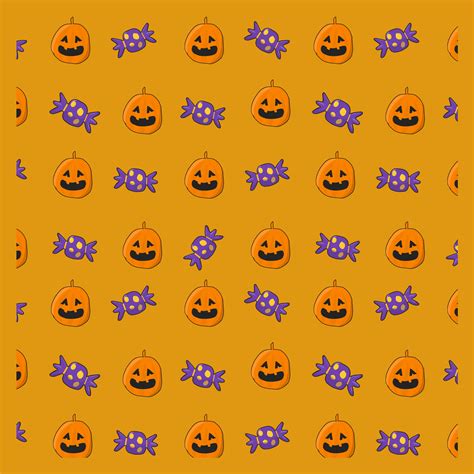 Halloween Jack-O-Lantern Pattern 1263811 Vector Art at Vecteezy