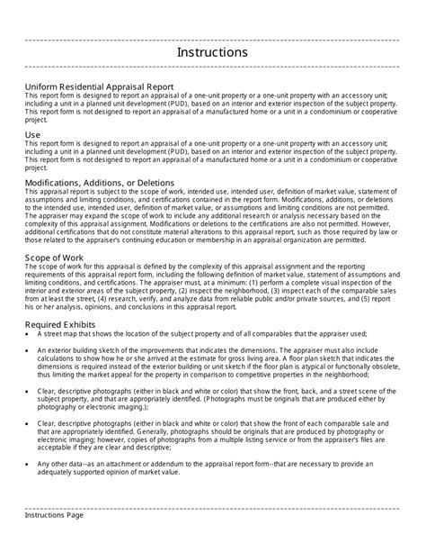 Fannie Mae Form 1004 Fill Out Sign Online And Download Printable Pdf Templateroller