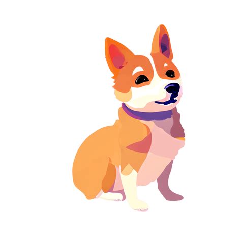 Chibi Kawaii Corgi Beach Graphic · Creative Fabrica