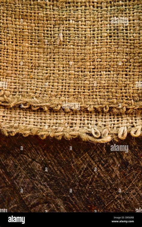 Burlap Jute Canvas Vintage Background Fotos Und Bildmaterial In Hoher