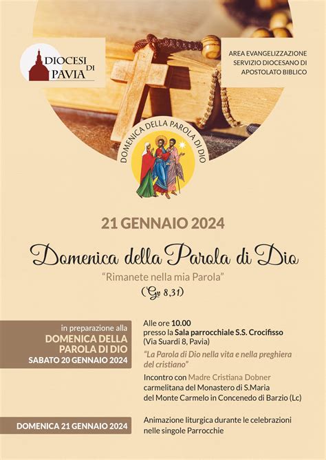 La Domenica Della Parola Diocesi Di Pavia