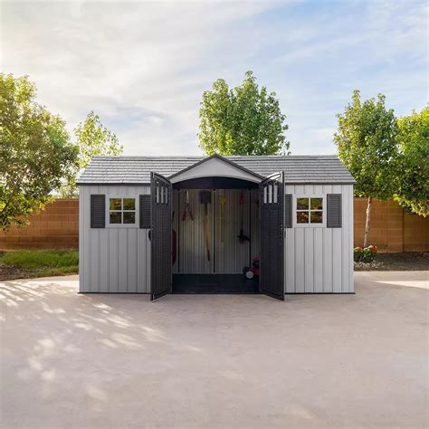 Lifetime 15′ x 8′ Outdoor Storage Shed - Citywide Shop