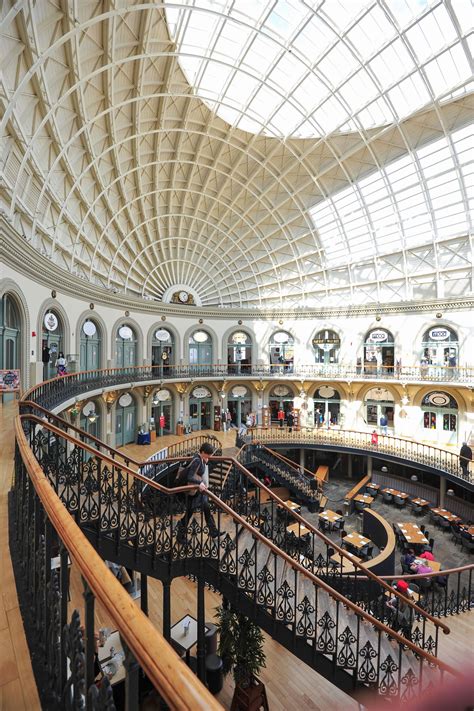 The Fantastic Roof Of Leeds Corn Exchange Opened In 1863 The