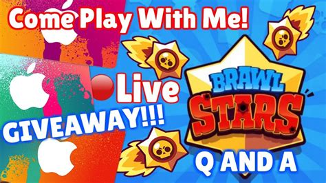 Brawl Stars 3 000 SUBSCRIBER GIVEAWAY PLAYING WITH VIEWERS New