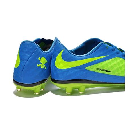 Crampon De Foot Nike Hypervenom Phantom Neymar Fg Bleu Vert