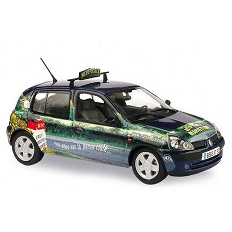 Miniature Renault Clio Auto Ecole Marietton Francis Miniatures