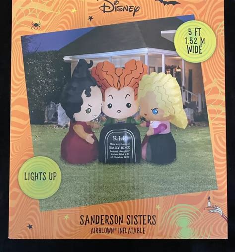 Hocus Pocus Winifred Sarah Mary Sanderson Inflatable Halloween Rip