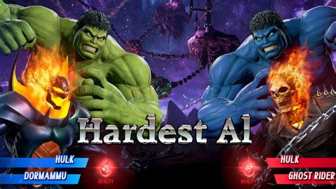 Dormammu And Green Hulk Vs Blue Hulk And Ghost Rider Hardest Al