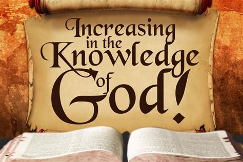 Increasing In The Knowledge Of God Full Manifestation Of Eternal Life