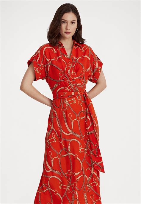 Lauren Ralph Lauren Fratillio Short Sleeve Day Dress Rochie De Zi