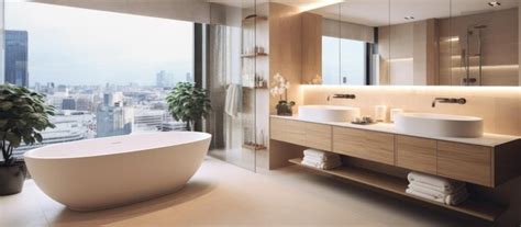 Premium AI Image | Modern bathroom in the apartment