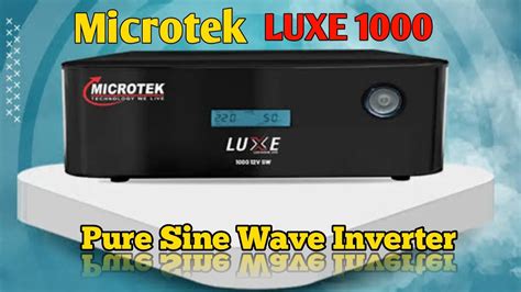 Microtek Luxe V Pure Sinewave Ups Microtek