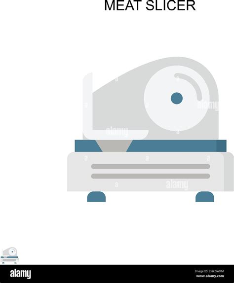 Meat Slicer Simple Vector Icon Illustration Symbol Design Template For Web Mobile Ui Element