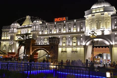 India Pavilion At Global Village In Dubai Uae Editorial Photography