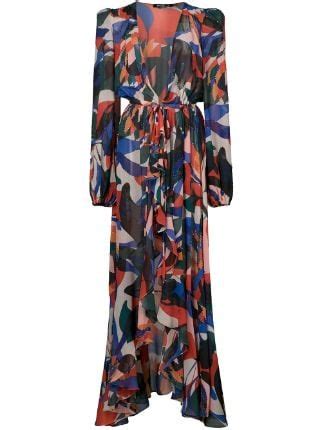 Patbo Moscow Beaded Tie Front Robe Farfetch