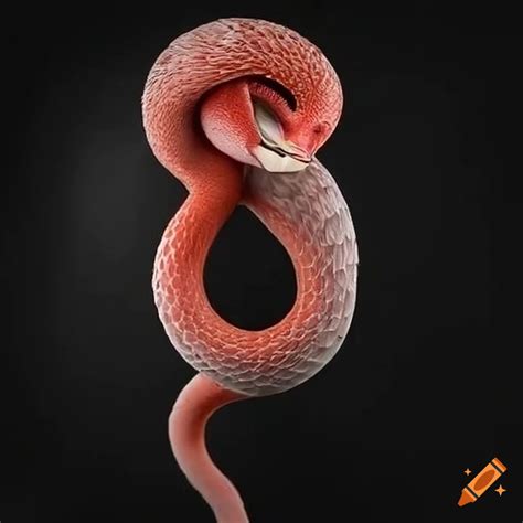 Hybrid Creature With Gorilla Viper And Flamingo Features On Craiyon