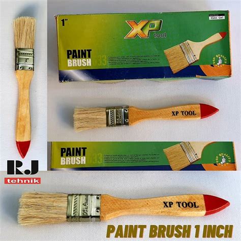 Jual Kuas Cat Tembok Kayu Besi Gagang Kayu Inch Paint Brush Satuan Di