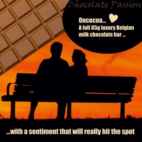 Funny Rude Christmas Gift for Women Girlfriend Oncocoa 85 Gram Novelty Belgian Chocolate ...