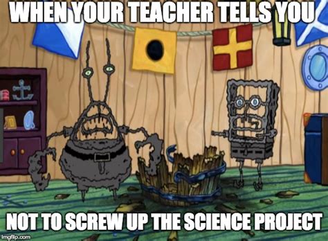 Spongebob Science Meme