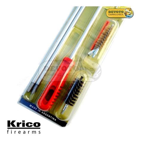 Krico Kit Limpieza Baqueta Escopeta Calibre Acero Inox Devoto