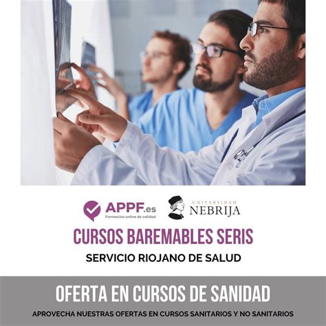 Servicio Riojano De Salud Cursos Baremables SERIS