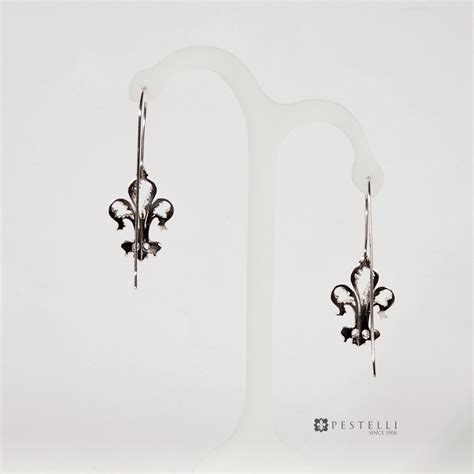 Orecchini Giglio di Firenze III - Pestelli Creazioni