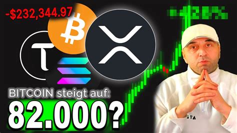 BITCOIN 82k Oder Korrektur Analyse BTC XRP SOL TAO YouTube