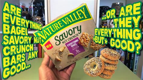 Is It Any Good Nature Valley Everything Bagel Savory Nut Crunch Bars