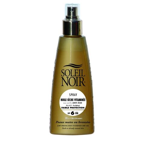 Soleil Noir Huile S Che Vitamin E Spf Spray Ml