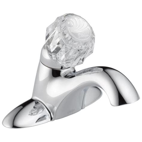 Delta Classic Chrome 1-Handle 4-in Centerset WaterSense Bathroom Sink ...