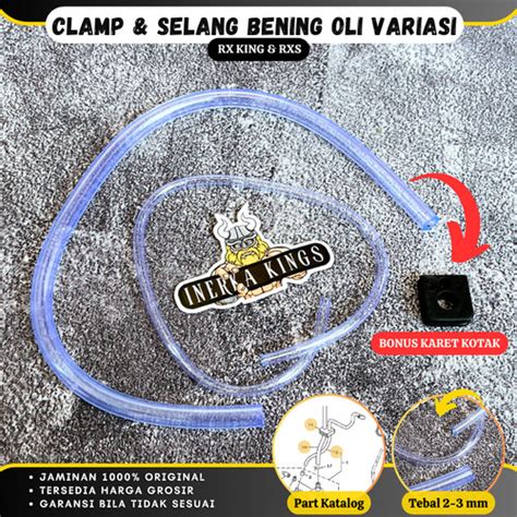 Jual Selang Slang Pompa Oli Samping Besar Kecil Bening Rx King Rxs