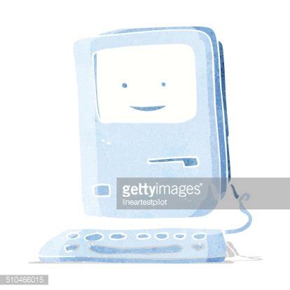 Cartoon Old Computer Stock Clipart | Royalty-Free | FreeImages