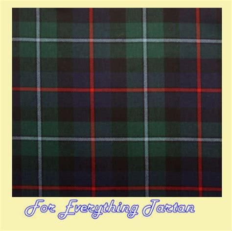 Campbell Of Cawdor Modern Tartan 10oz Wool Fabric Lightweight Swatch