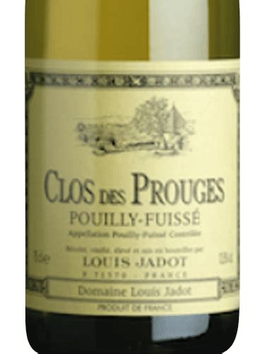 Louis Jadot Pouilly Fuissé Clos des Prouges Vivino US