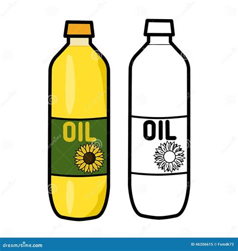 Oil Bottle Stock Vector Illustration Of Wallpaper Object 46206615