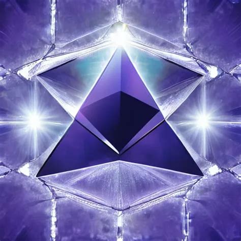 Realistic Ethereum Crystal Award Winning Photograph Stable