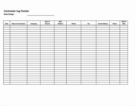 6 Ms Word Work Log Template Sampletemplatess Sampletemplatess