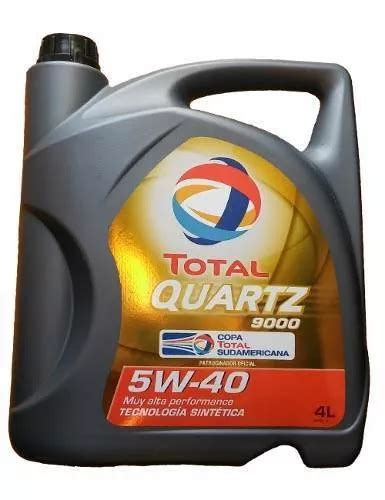 Aceite para motor Total sintético 5W 40 para carros pickups suv de 1